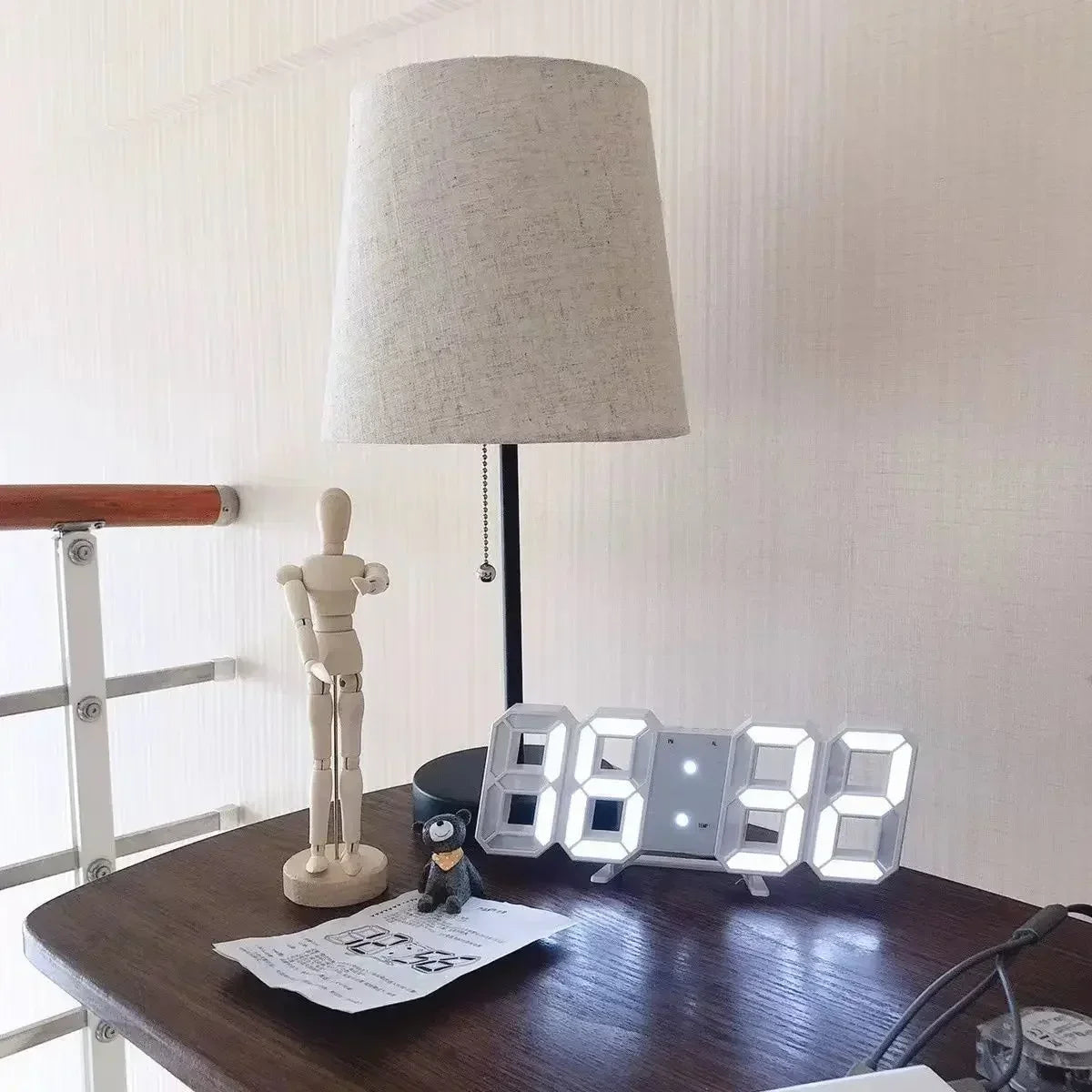 HaloGlow LED Wall Clock