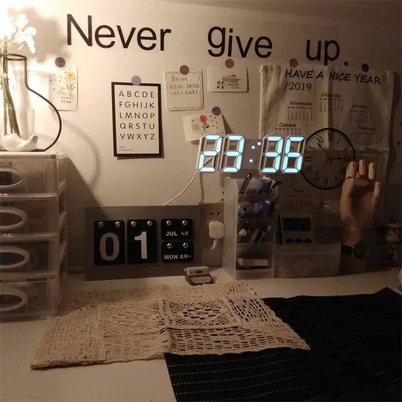 HaloGlow LED Wall Clock